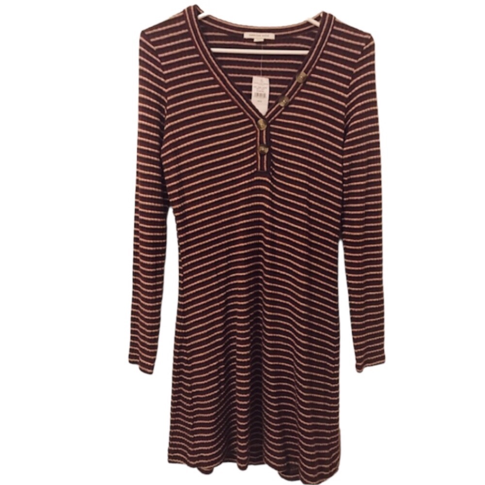 🆕🔥AMERICAN EAGLE 🦅 SUPER STYLISH&EXTREMELY SOFT/FLOWING MIDI DRESS LONGSLEEVE